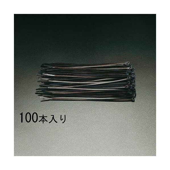 エスコ(esco) 142x 2.5mm 結束バンド(耐候性/100本) EA475B-140 1袋