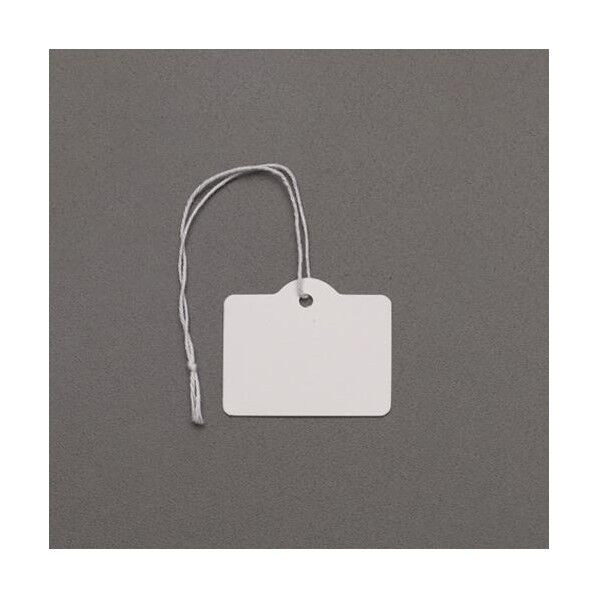 25x30mm 糸付荷札(白/1000枚) EA475HZ-35 1箱