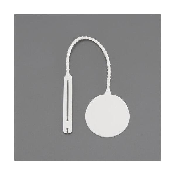 エスコ(esco) φ30mm ワンタッチ線名札(丸形/長溝/20枚) EA475HD-76 1袋...