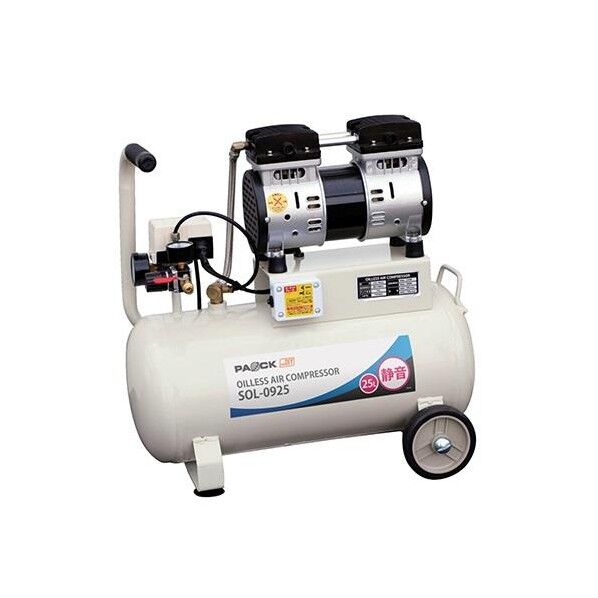 AC100V/ 650W エアーコンプレッサー(25L/オイルレス)