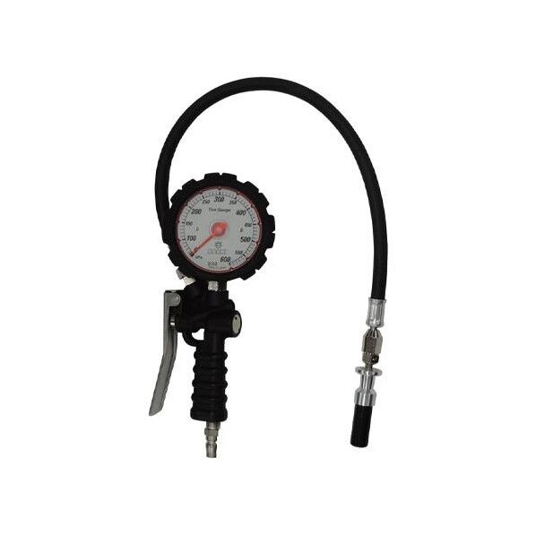 60- 600kPa タイヤゲージ&チャック