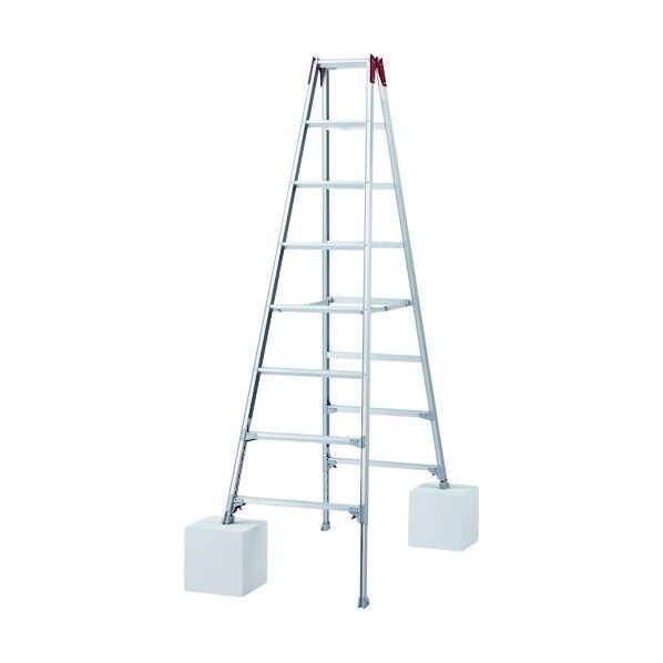 はしご専用脚立(脚部伸縮式)