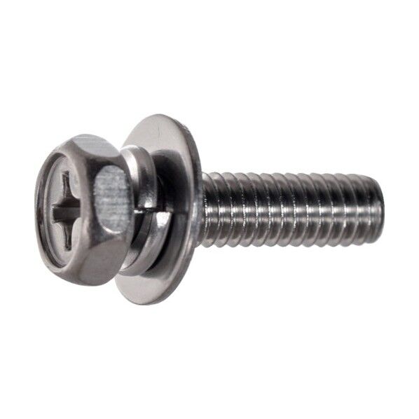 座金・バネ座金組込十字穴付ボルト(ステンレス)