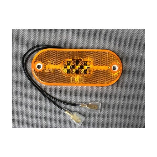 LEDマーカーランプ(12V)Eマーク付 アンバー 0373-12/Y 1個