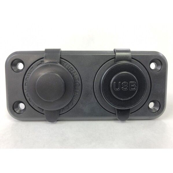 USB2ポート+シガーソケット