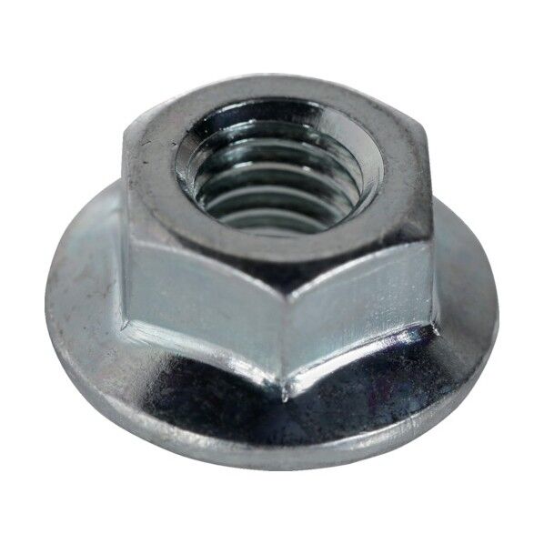 トラスコ(TRUSCO) フランジナットセレート付 三価クロメート(白) M3(5.5×8) 1000個入 S094-0003 1点...