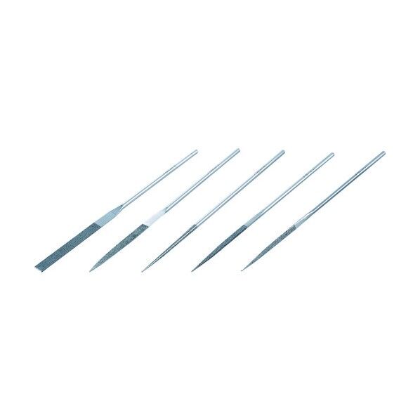 エビ印 精密ダイヤヤスリ５本組セット 253 x 92 x 28 mm S5-SET 1Ｓ