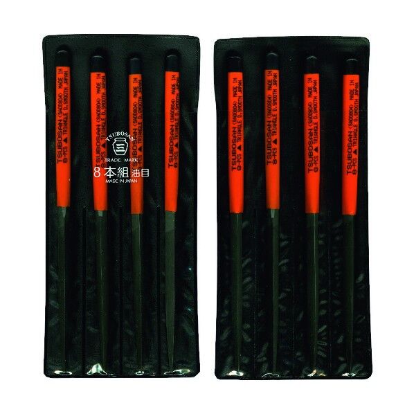 組ヤスリ 8本組 三角 油目 SA008-04 1点