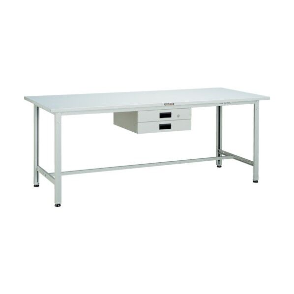 SAE型軽量作業台(薄型2段引出し付)