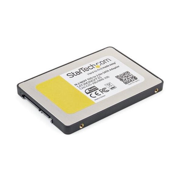 HDDコンバーター/M.2 SSD - 2.5インチ SATA/アダプタケース/NGFF SAT2M2NGFF25 1個