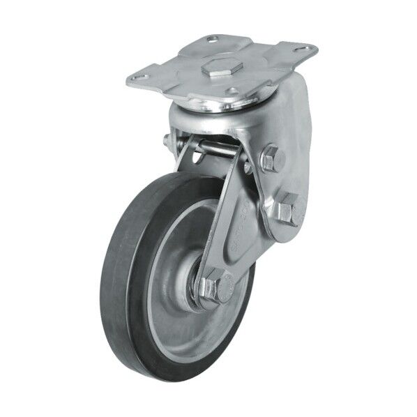 緩衝キャスター自在２００径ゴム車輪 303 x 145 x 274 mm SAJTO200TRAW 1