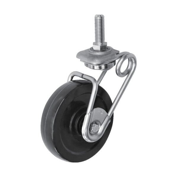 緩衝スプリングキャスター(ゴム車) ねじ込み式