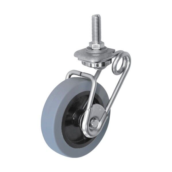 緩衝スプリングキャスター(ウレタン車) ねじ込み式