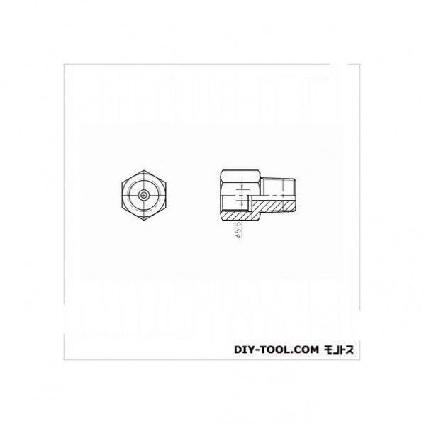 第一計器製作所 ジョイント(黄銅・メス1/4) 1/4～PT1/8 1個...