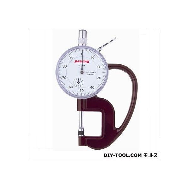 ピーコック ダイヤルシクネスゲージ G-1M型 1個