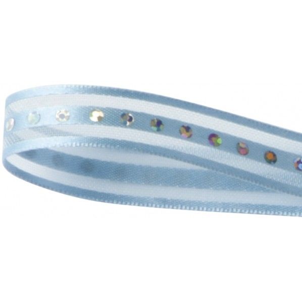 ラインストーンオーガンジー