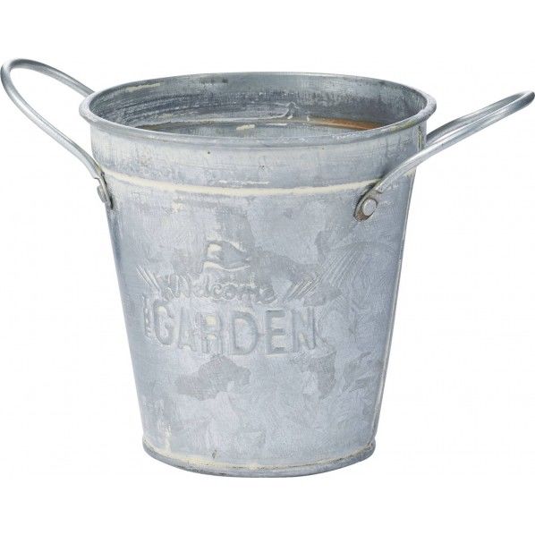 スチールハンドルポットM 便利グッズ(文具・OA機器) RFB-291 1個