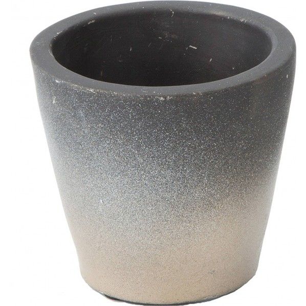 モダングラデーションポットBLK 便利グッズ(文具・OA機器) RFBB-019 1個