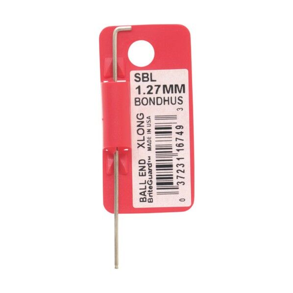 ボンダス　スタビー・ボールポイント・Ｌ－レンチ　エクストラロング　１．２７ｍｍ SBL1.27MM 1本