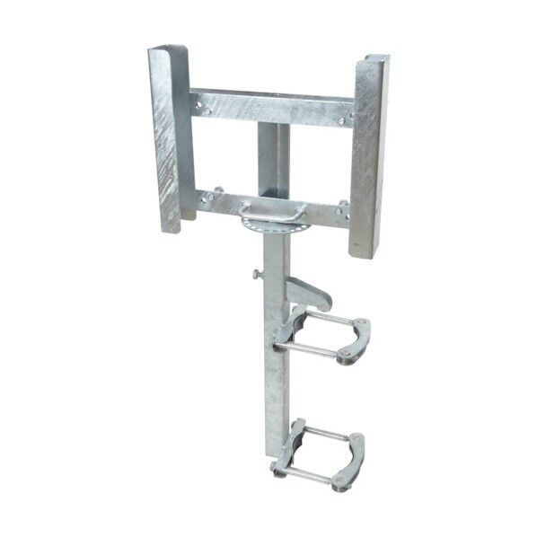 サインホルダー ガードレール支柱用 ドブメッキ本体・Tバーセット