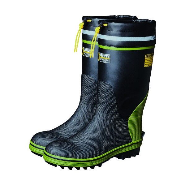 ゴム セーフティーブーツSBHD-3120 ブラック 25.0cm SBHD-3120-BK-25.0CM 1点