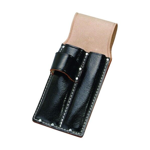 黒床皮ノミ・ゲンノーケース2丁入 1寸・1寸4分 厚用 SC-15 1点