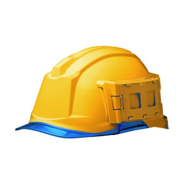 ミドリ安全 IDケース付ヘルメット SC－19PCL－ID RA3 α イエロー/ブルー 293 x 227 x 148 mm SC-19PCL-ID-RA3-ALPHA-Y/BL 1個