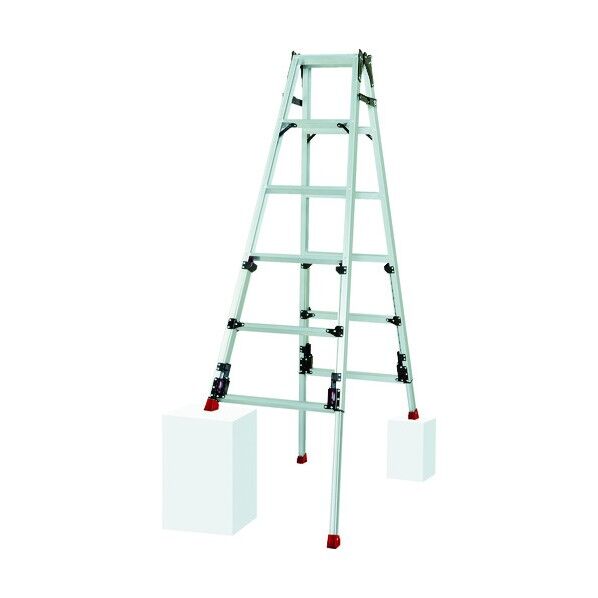 四脚アジャスト式脚立(階段用)