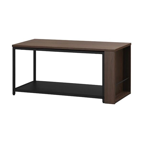 296370 伸縮センターテーブル ウォールナット/ブラック SCT-795-WN 1台