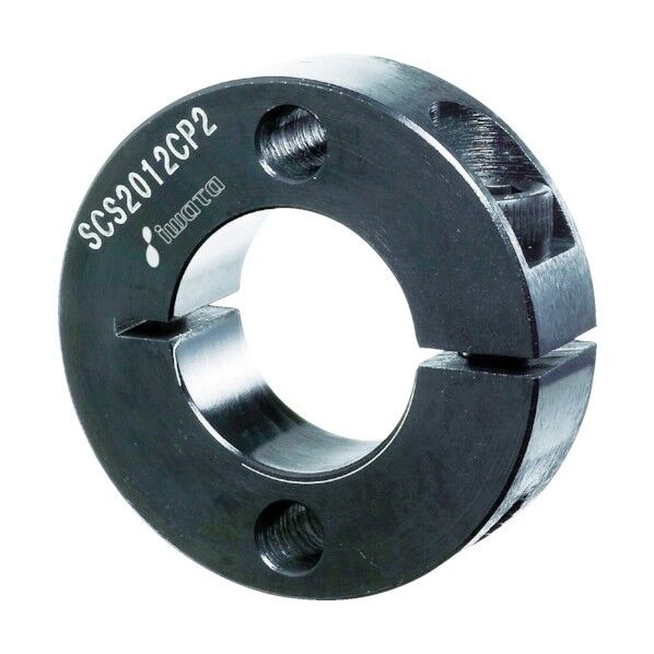 スタンダードスリットカラー2穴付黒染め 60 x 60 x 15 mm SCS3515CP2 1