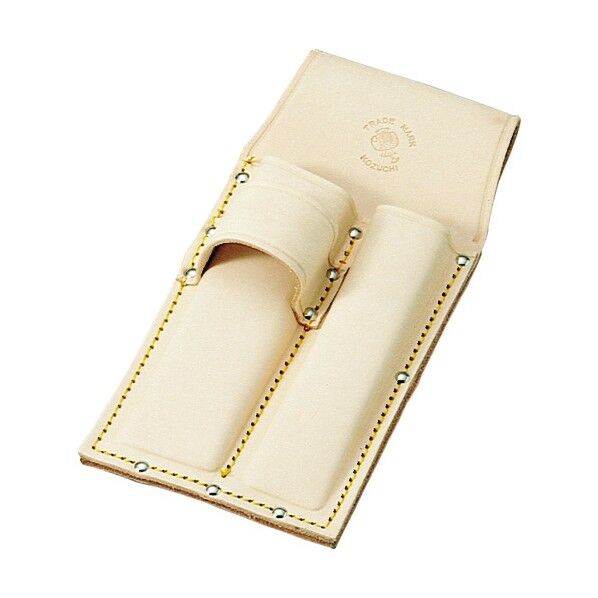 ヌメ皮ノミ・ゲンノーケース2丁入 1寸・1寸4分厚用 型押