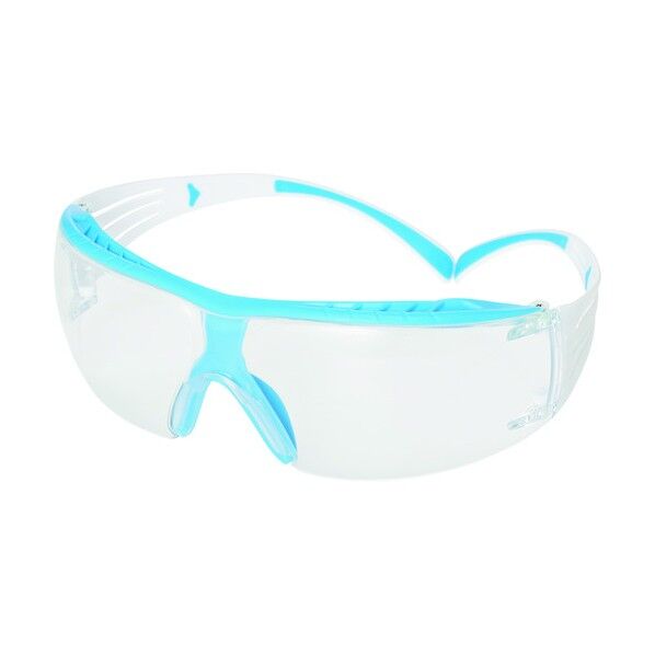 保護メガネセキュアフィット(ヒサシ付) スコッチガード防曇コーティングタイプ SF401XSGAF-WHT 1点