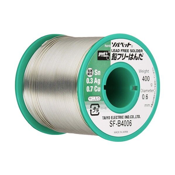 鉛フリーリール巻はんだ