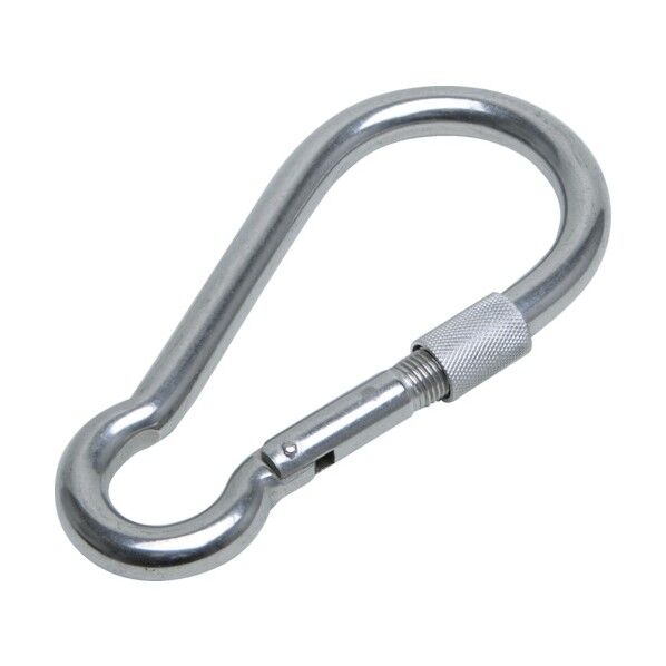 (110053158)ステンレス鋼製環付カラビナ