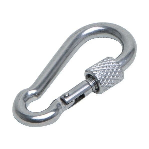 (110053155)ステンレス鋼製環付カラビナ