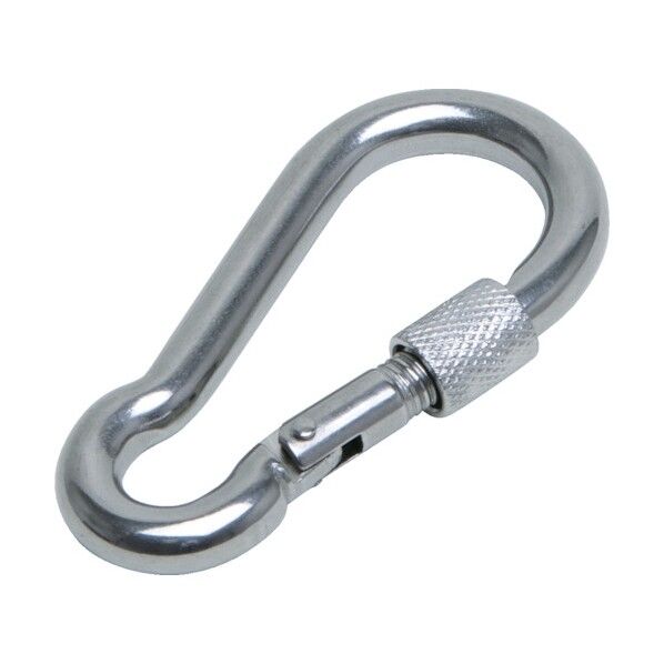 スガツネ (110053156)ステンレス鋼製環付カラビナ SG-KA2452-8-80 1点...