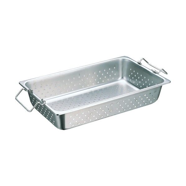 ハンドル付穴明ホテルパン