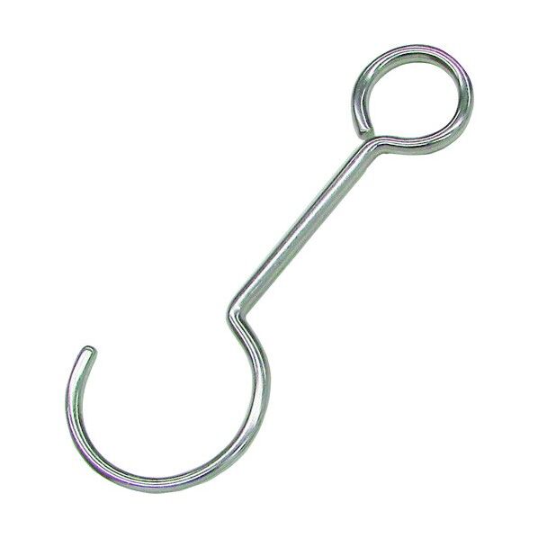 ステンレス アイSカン ストレート全長200mm SES-6 1点