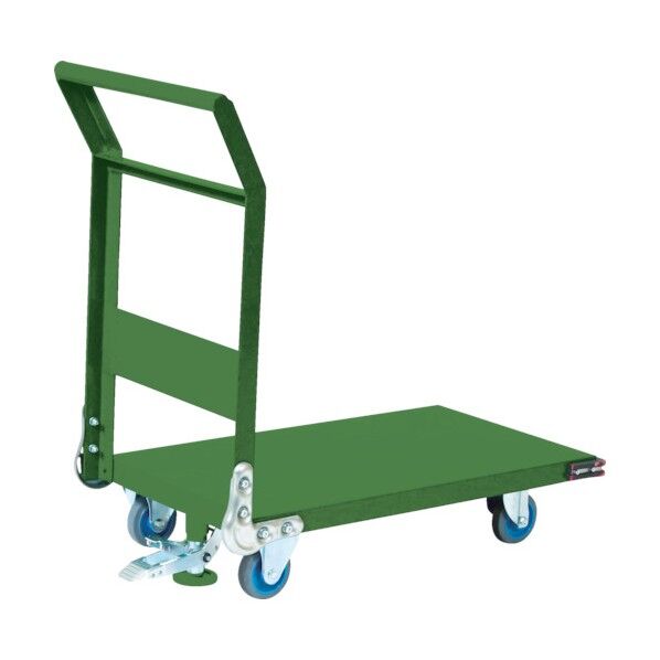 鋼鉄製運搬車エアーキャスター・ストッパー付き 900×636 SH-2NACS GN (P) 1