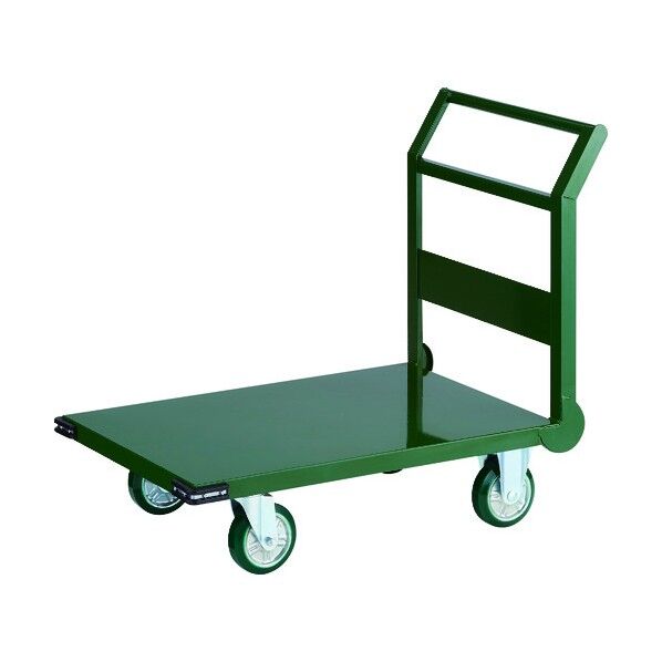 鋼鉄製運搬車(固定ハンドルタイプ・ウレタンキャスター)