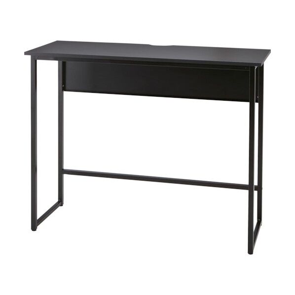 ハイデスク 1245 脚ブラック/天板ブラック SFD-BH1245 BK 1点