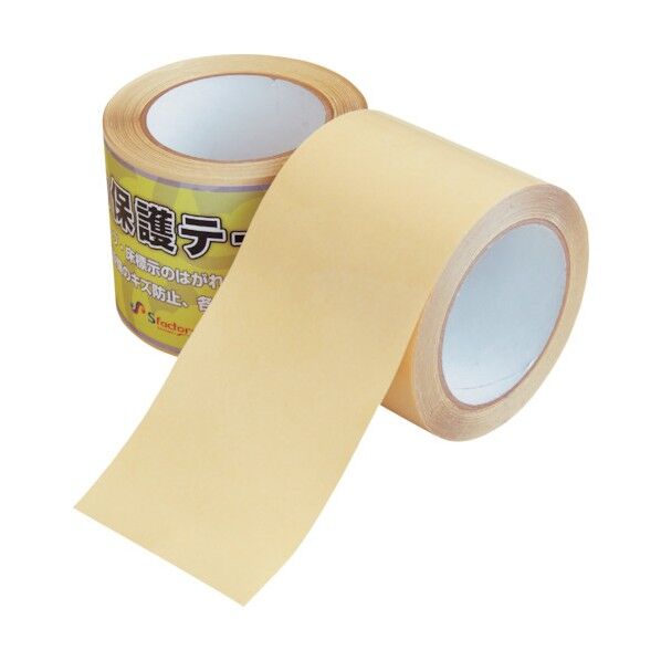 エスファクトリー 強力保護テープ 0.12X90X20M 110×110×90MM SFC301 1点