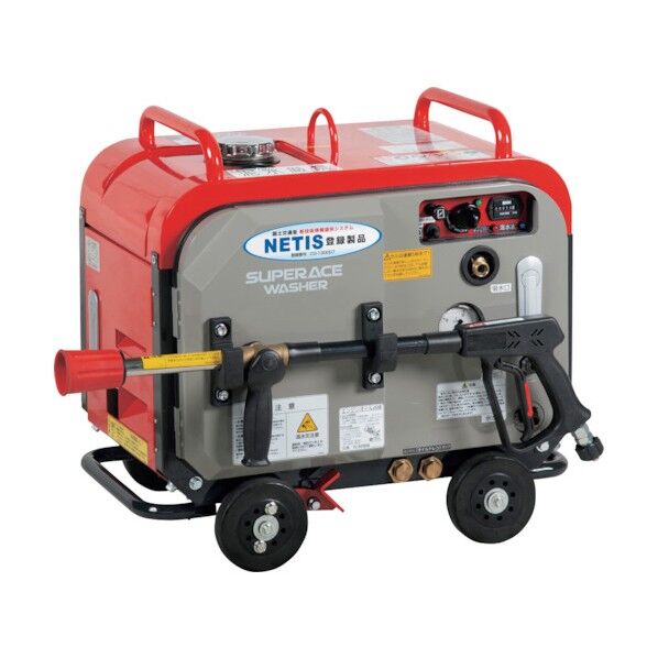 高耐久プレミアム高圧ポンプ搭載 エンジン式防音型高圧洗浄機 SEV-2108SSP 1点