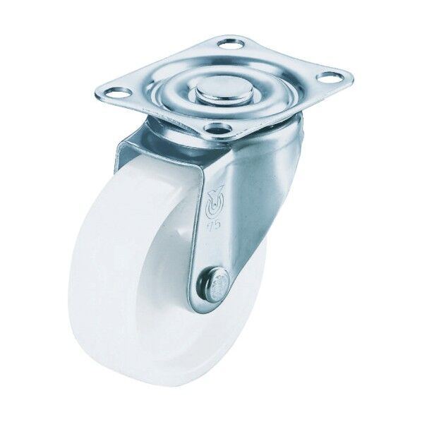 プレート式キャスター Sシリーズ (ナイロン車) 自在