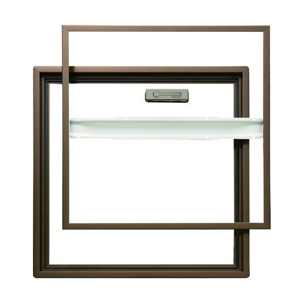 ホーム床点検口 錠付き 600×600 気密タイプ 15mmフロア用 ブロンズ SHF360K 1点