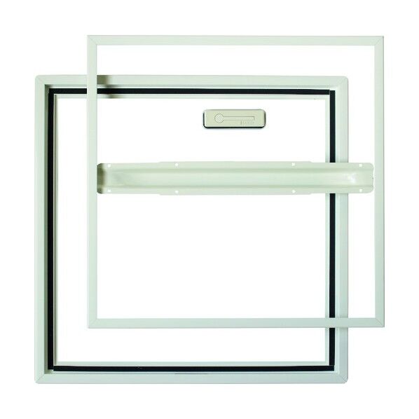 ホーム床点検口 錠付き 300×300 気密タイプ 15mmフロア用 ホワイト SHH330K 1点