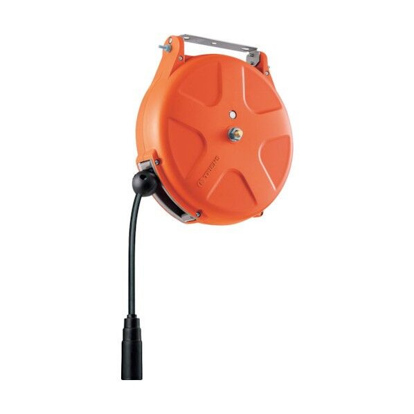 耐火花性ソフトホースリール 内径8.0mm×10m オレンジ SHS-310SB-OR 1台