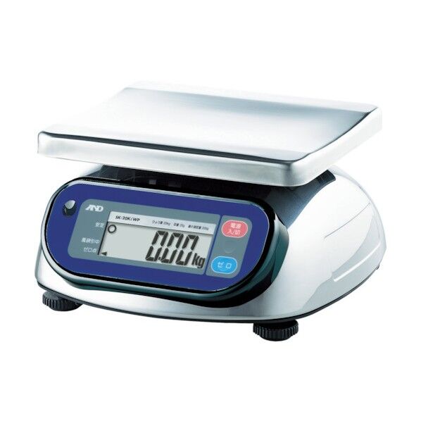 防水・防塵デジタルはかり 検定付 地区3区(関東・中部・関西中国地区) SK1000IWP-A3 1
