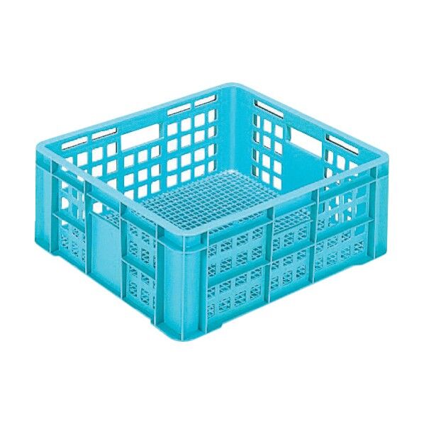 スタッキングコンテナー 102912 サンテナーB#28Sライトブルー SK102912 1点