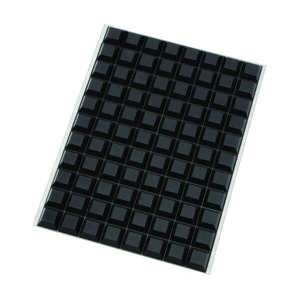 防振材 戸当たりクッションゴム バンポン SJ5023 黒 R 便利グッズ(文具・OA機器) SJ5023 BLA R 88個